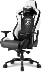 sharkoon skiller sgs4 gaming seat black white photo
