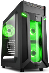 case sharkoon vg6 w green photo