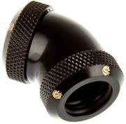 bitspower multi link adapter 45 degree matt black photo