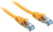inline patch cable cat6a s ftp pimf 500mhz yellow 15m photo