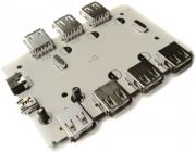modmypi hackable naked 7 port usb hub  5v 25a eu plug photo