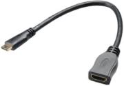 akasa ak cbhd10 25bk hdmi to mini hdmi adapter cable photo