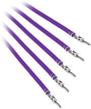 bitfenix alchemy 20 psu cable 5x 40cm purple photo