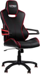 nitro concepts e200 race gaming chair black red photo