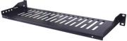 intellinet 712491 19 cantilever shelf 1u 2 point front mount 150mm black photo