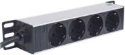 intellinet 714020 10 1u rackmount 4 way power strip german type photo