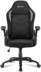 sharkoon elbrus 1 gaming chair black grey photo