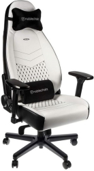 noblechairs icon gaming chair white black photo