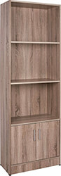 bibliothiki melaminis hayden hm226902 se xroma sonama 60x30x174yek photo