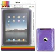 nilox ipad cover purple silikonis photo