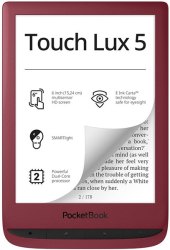 pocketbook touch lux 5 rubyred photo