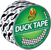 duck tape big rolls print mustache photo