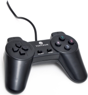 vinyson usb game controller for pc black photo