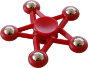spinner five star 5 metal ball red photo