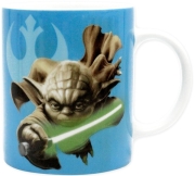 star wars mug 320ml yoda r2d2 with box photo