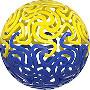 waboba brain ball yellow blue photo