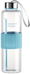 hama 111599 xavax smooth power glass drinking bottle 05 l turquoise photo