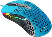 gaming mouse xtrfy m4 miami blue rgb
