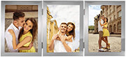 hama 65349 laval portrait frame 3x 13x18 cm photo