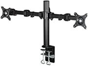 hama 118494 monitor holder 2 monitors height adjustable swivel tilt 13 35 photo