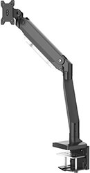 hama 118497 monitor holder height adjustable with gas spring swivel tilt 13 35 photo