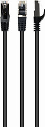 cablexpert pp6a lszhcu bk 1m s ftp cat 6a lszh patch cord black 1 m photo
