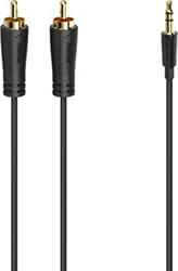 hama 205261 audio cable 35 mm jack plug 2 rca plugs stereo 30 m photo