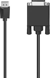 hama 200713 video cable displayport plug dvi plug ultra hd 4k 150 m photo