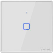 sonoff t2eu1c tx 1 channel touch light switch wi fi white photo