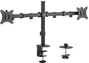gembird ma d2 01 adjustable desk 2 display mounting arm tilting 13” 27” up to 7 kg photo gembird ma d2 01 adjustable desk 2 display mounting arm tilting 13” 27” up to 7 kg photo