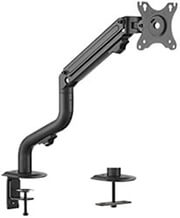 gembird ma da1 02 adjustable desk display mounting arm tilting 13 27 up to 7 kg photo