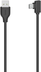 hama 200646 cable usb c plug usb a plug 90deg 075 m usb 20 black photo hama 200646 cable usb c plug usb a plug 90deg 075 m usb 20 black photo