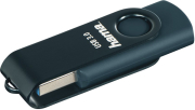 hama 182465 rotate usb flash drive usb 30 128gb 90 mb s petrol blue