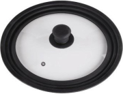 hama 111545 xavax universal lid with steam vent for pots and pans 24 26 28 cm glass photo