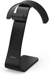 hama 184158 headphone stand black photo