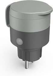 hama 176624 outdoor wlan socket without hub voice and app control 2300w 10a gr photo