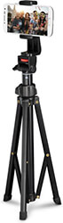 hama 04646 rotary smartphone 150 tripod set with bluetoothreg remote shutter release photo