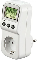 hama 223561 energy cost meter with lcd display digital electricity meter for sockets photo