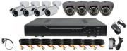 vandsec vk a2108hxa13 dvr kit ahd with 4 ir dome and 4 ir bullet cameras 36mm 960p photo