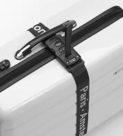 luggage matelock strap with integrated scale black photo