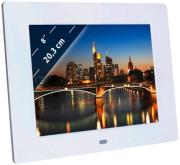 braun digiframe 850 8 photo frame with speaker white photo