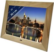 braun digiframe 1587 15 photo frame with speaker beech photo