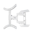 hama 118675 fullmotion tv wall bracket 32 65 35 kg white photo