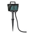 brennenstuhl 4 way garden socket outlet with earth spike photo