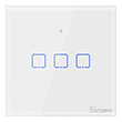 sonoff t0eu3c tx 3 channel touch light switch wi fi white photo