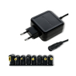 qoltec 51566 universal power adapter 45w 8 plugins photo