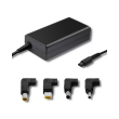 qoltec 51761 power adapter designed for lenovo 65w 4 plugs power cable photo