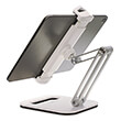 4smarts desk stand ergofix h23 for smartphones and tablets silver white photo