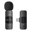 boya by v1 wireless lavalier microphone for iphone ipad mini lapel lightning connection photo