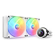 nzxt kraken 280 rgb water cooling lcd white photo